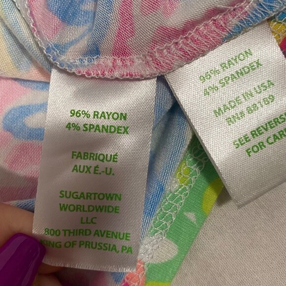 Lilly Pulitzer Neveah One Shoulder Blouse in Lovers Coral Size S - Picture 5 of 7